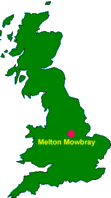 East Midlands UK Map
